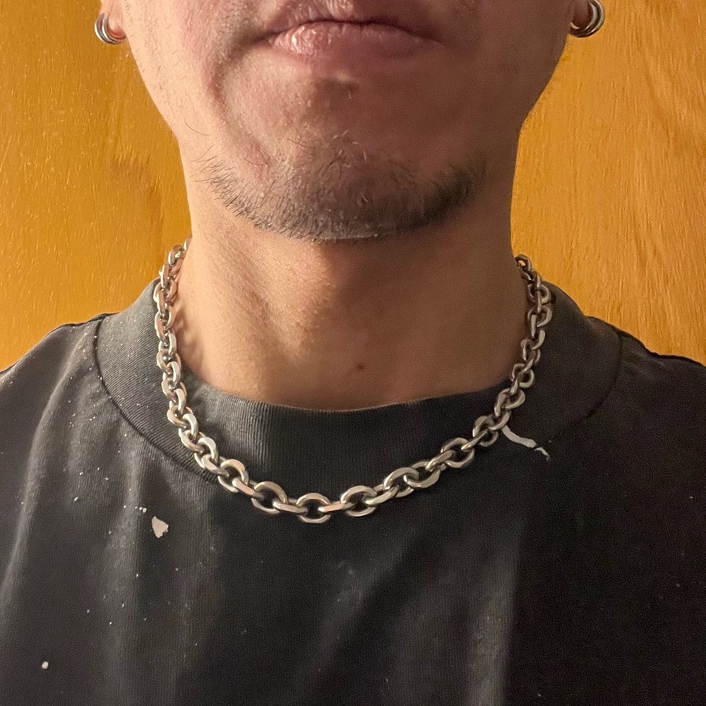chain choker 18inches stainless steel